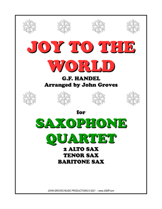 Joy To The World - Saxophone Quartet