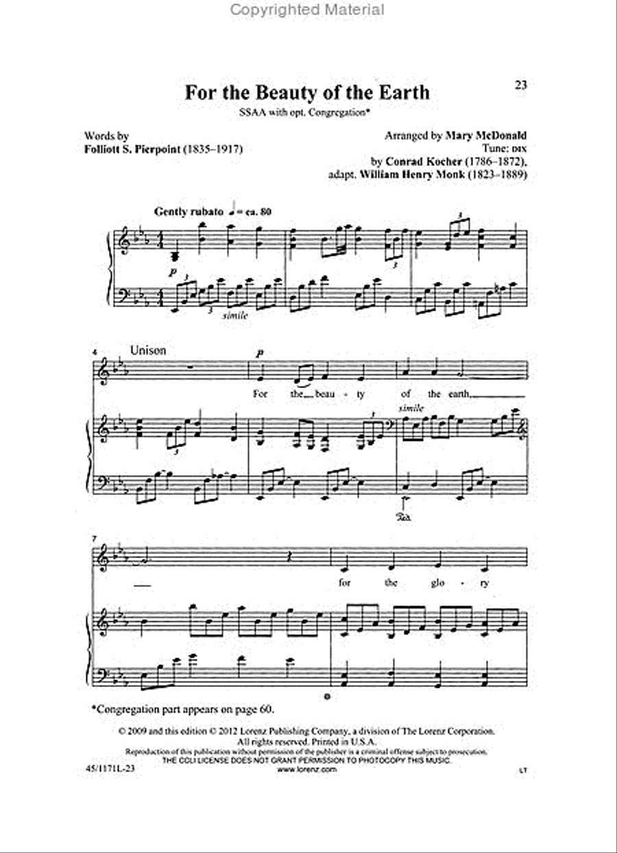 Yes, My Jesus Loves Me SSAA scores gallery preview page 4