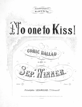No one to Kiss! Comic Ballad