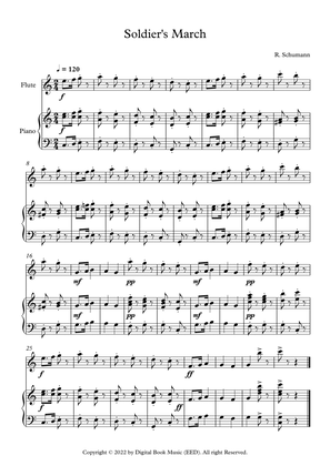Soldier's March - Robert Schumann (Flute + Piano)