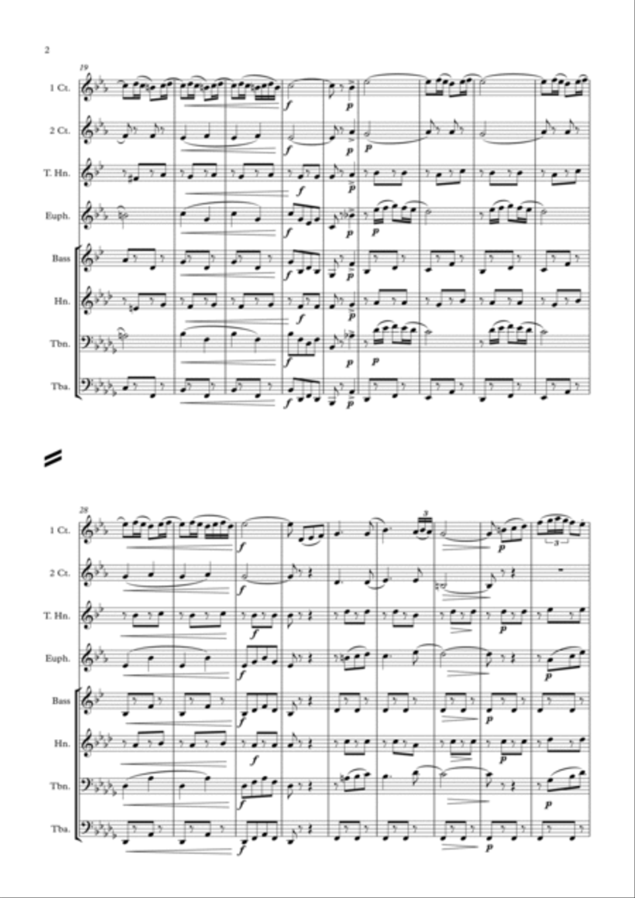 Amparito Roca Amparito Roca Euphonium scores gallery preview page 2