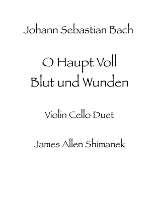 Book cover for O Haupt Voll Blut und Wunden