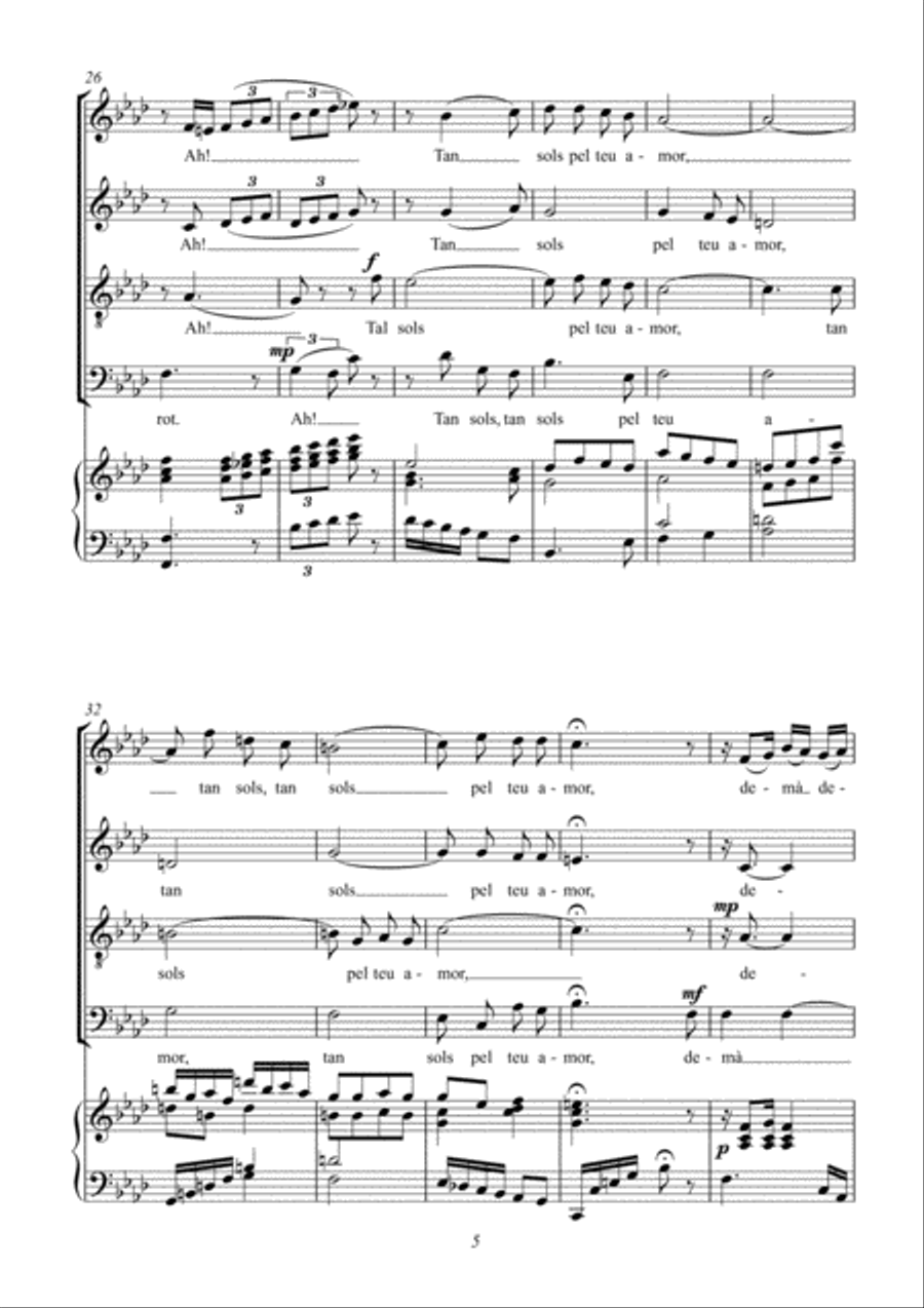 Balada d'en Jordi Roca 4-Part scores gallery preview page 5