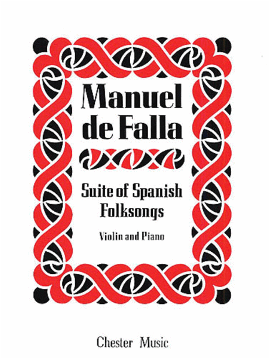 Suite of Spanish Folksongs Violin Solo scores gallery preview page 1