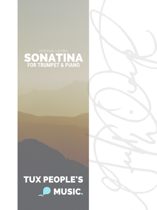 Book cover for Sonatina for Solo Trumpet & Piano