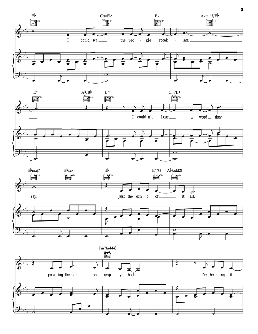 Nothing Stops Another Day Guitar scores gallery preview page 3