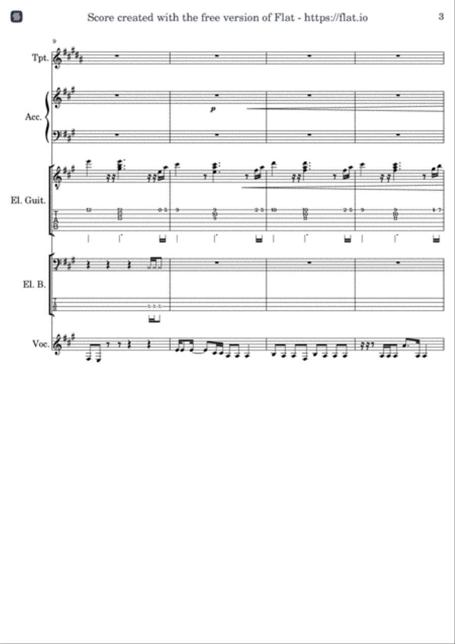 Shotgun Small Ensemble scores gallery preview page 3