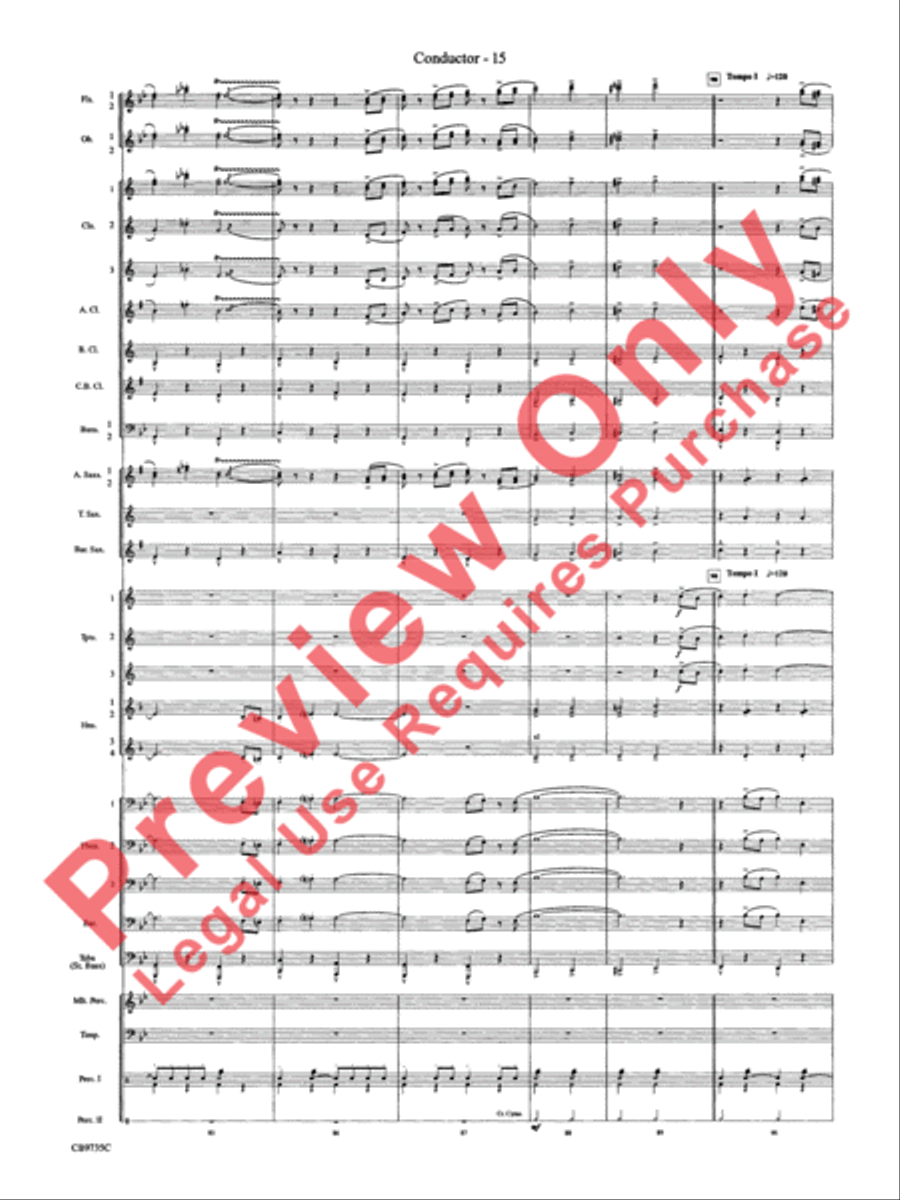 Strike Up the Band Concert Band scores gallery preview page 18