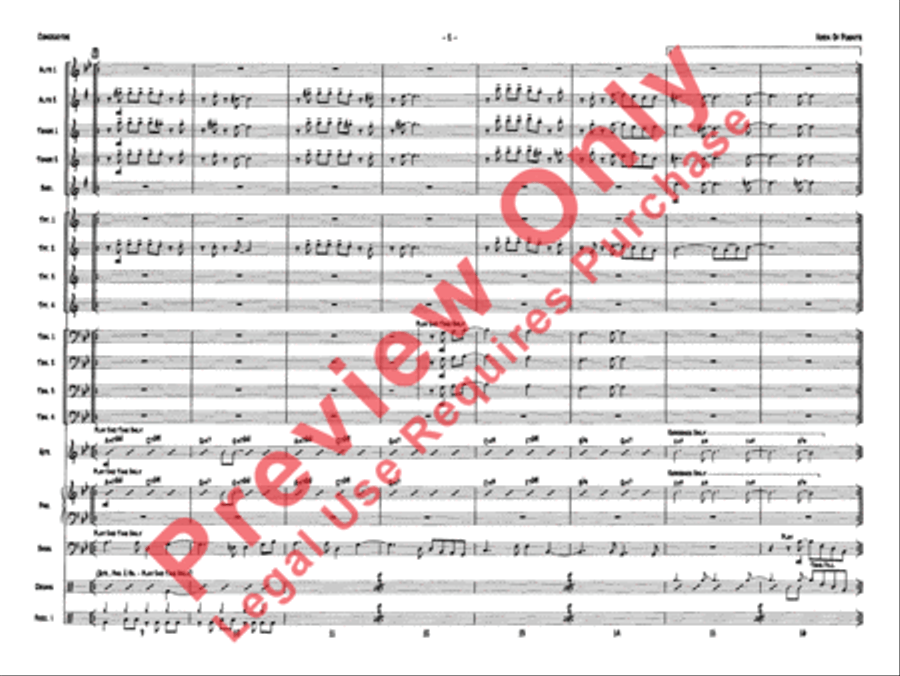 Horn of Puente Jazz Ensemble scores gallery preview page 5