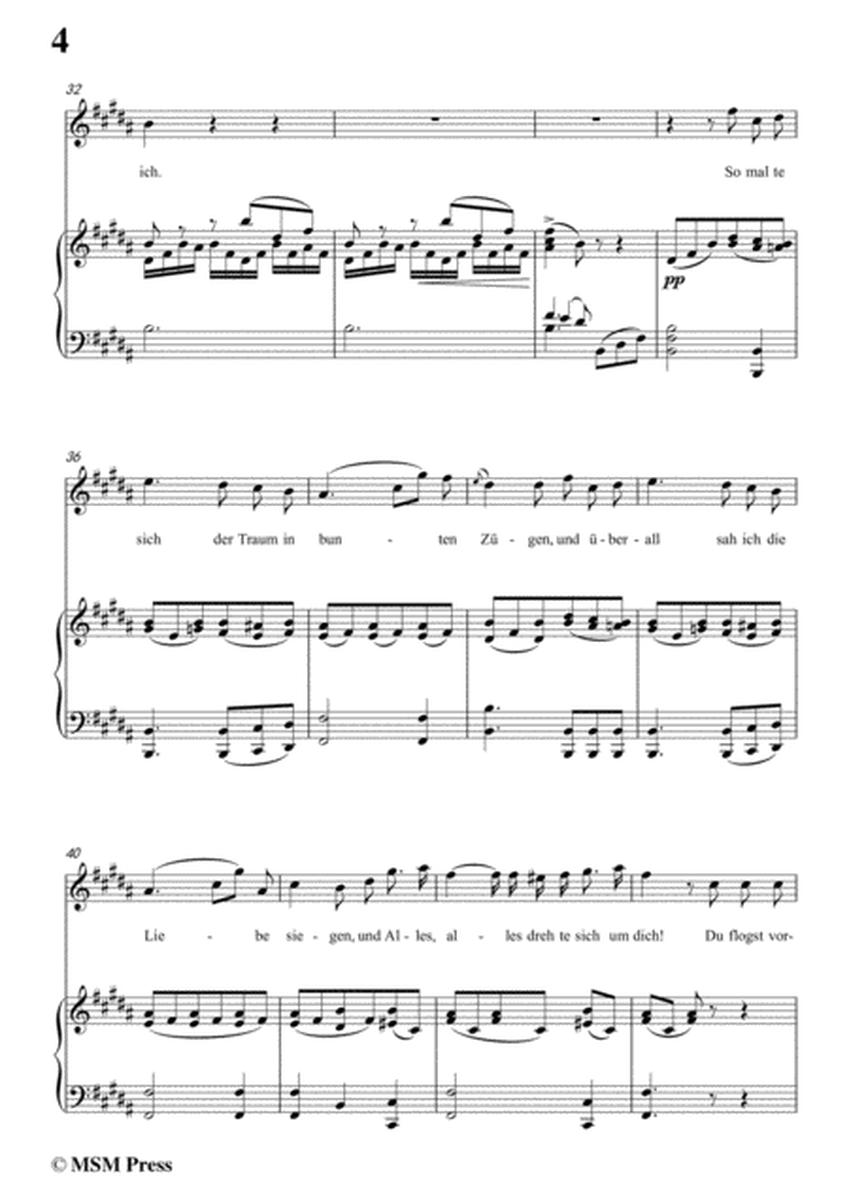 Schubert-Das War ich,in B Major,for Voice&Piano image number null