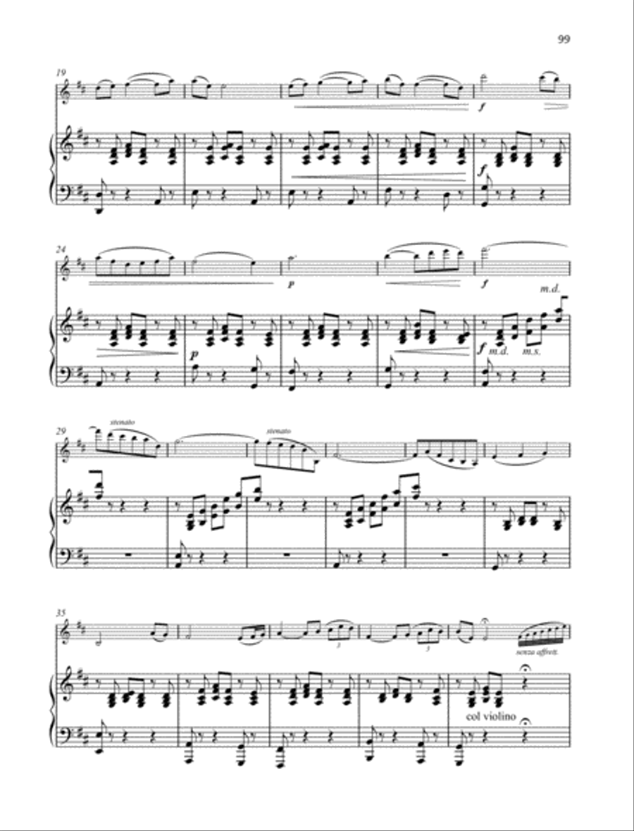 Serenata Violin Solo scores gallery preview page 3