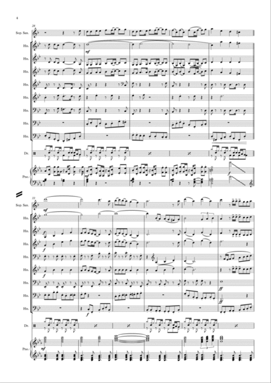 Another Day Of Sun Soprano Saxophone scores gallery preview page 4