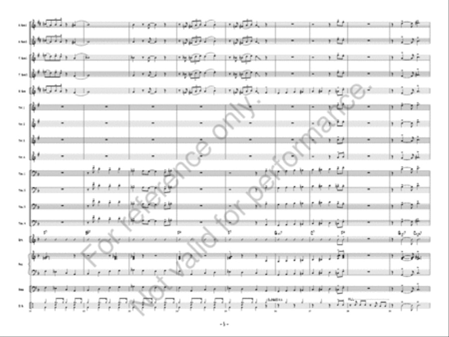 Cage Free Trombones Jazz Ensemble scores gallery preview page 6