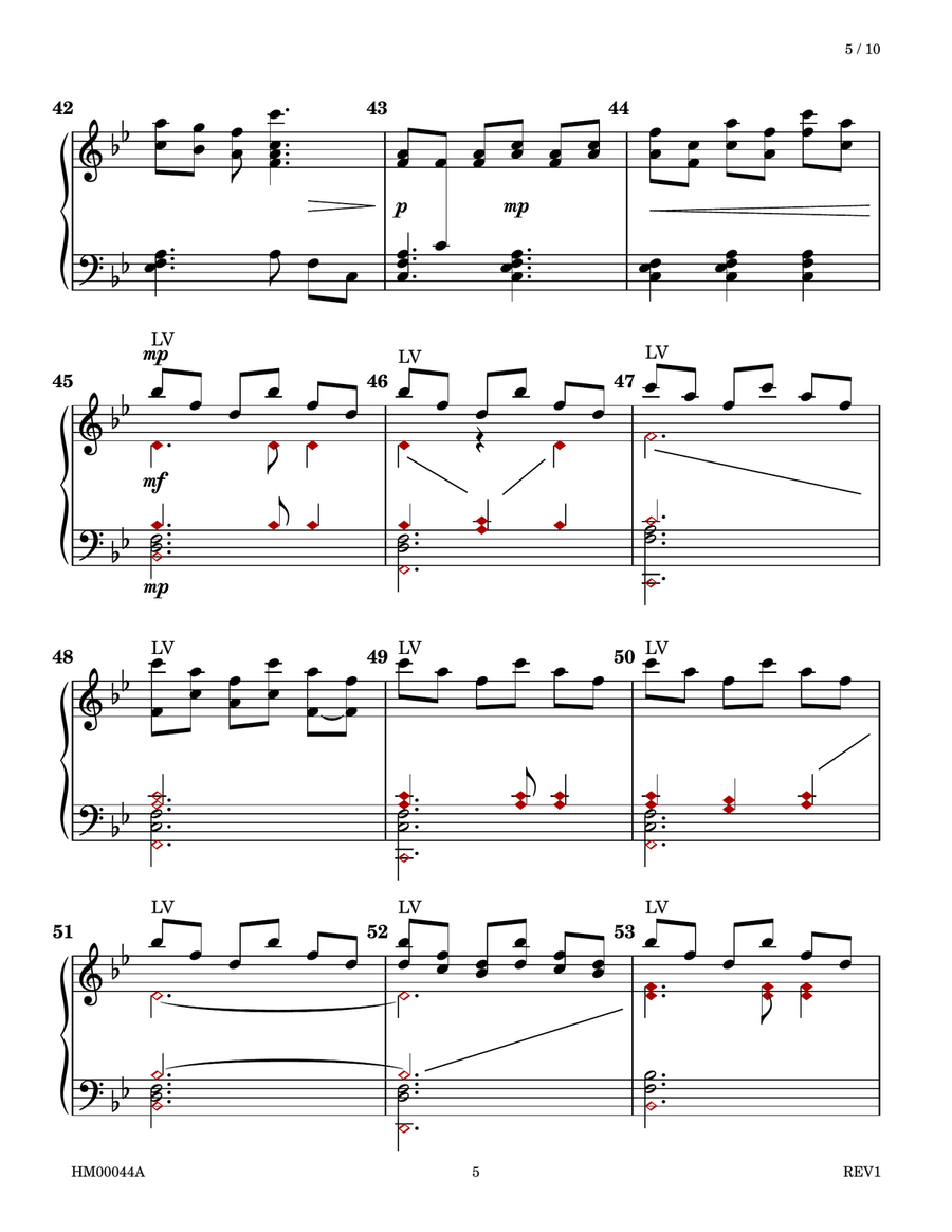 Süßer die Glocken nie klingen Handbell Choir scores gallery preview page 5