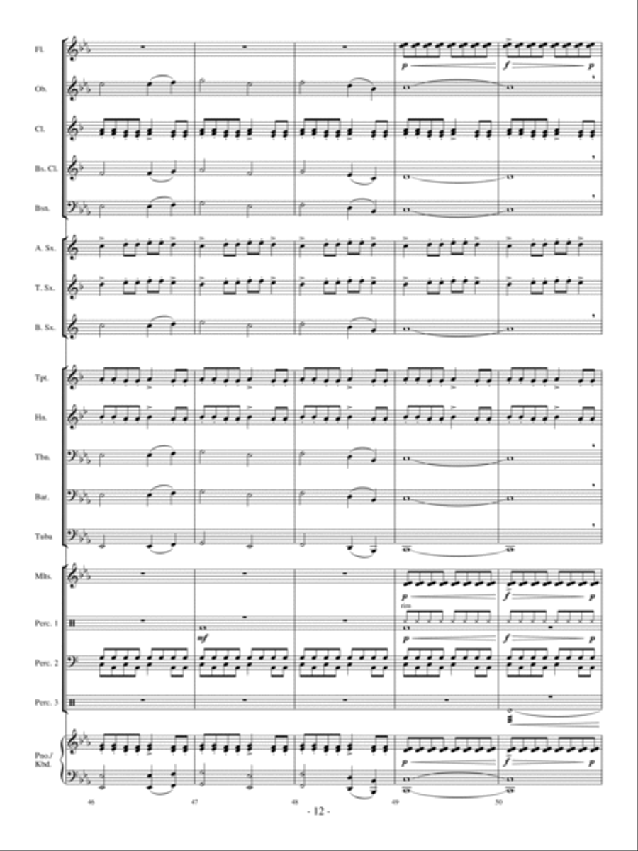 Barrage Concert Band scores gallery preview page 11