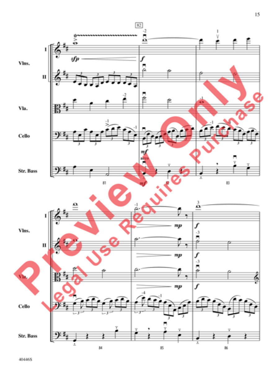Apotheosis String Orchestra scores gallery preview page 16