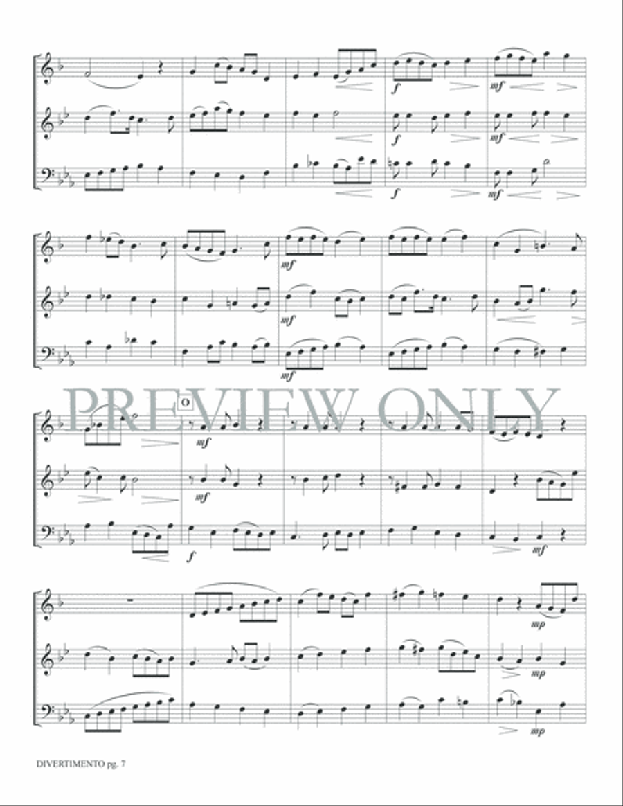 Divertimento Brass Ensemble scores gallery preview page 9