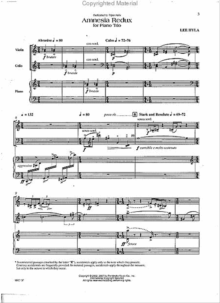 Amnesia Redux Set of Parts scores gallery preview page 2