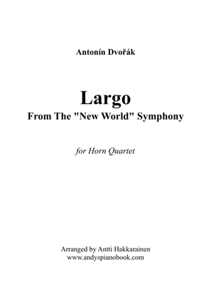 Book cover for Largo From The "New World" Symphony - Horn Quartet (easy)