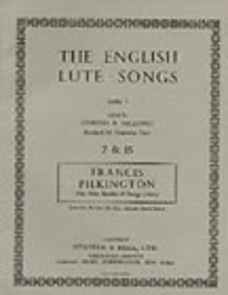 The First Booke of Songs (1605)