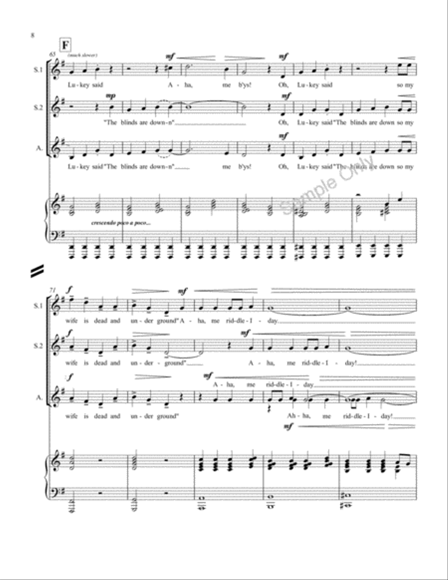 Lukey's Boat (SSA) SSA scores gallery preview page 8