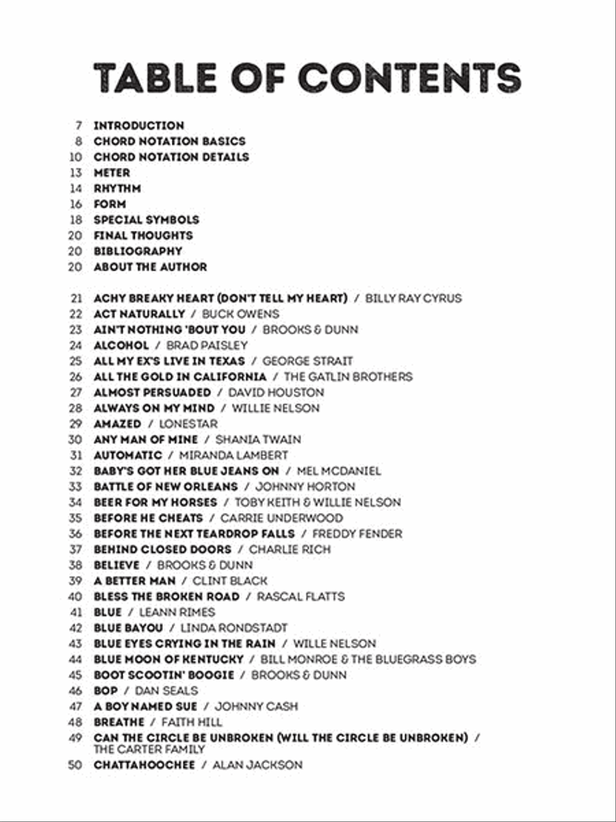 The Nashville Number System Fake Book Piano scores gallery preview page 2