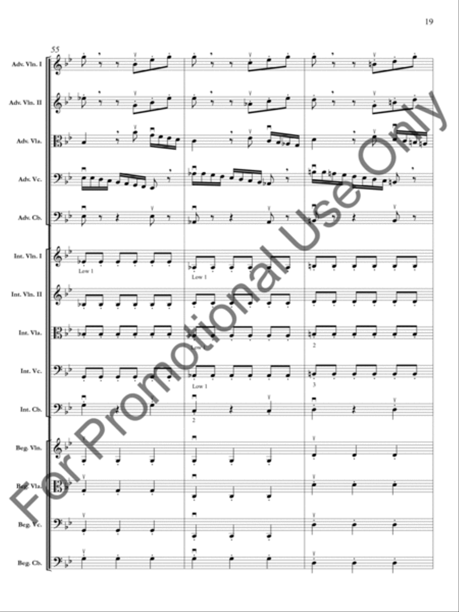 The Four Seasons: Summer: Presto, 3rd movement Orchestra scores gallery preview page 20