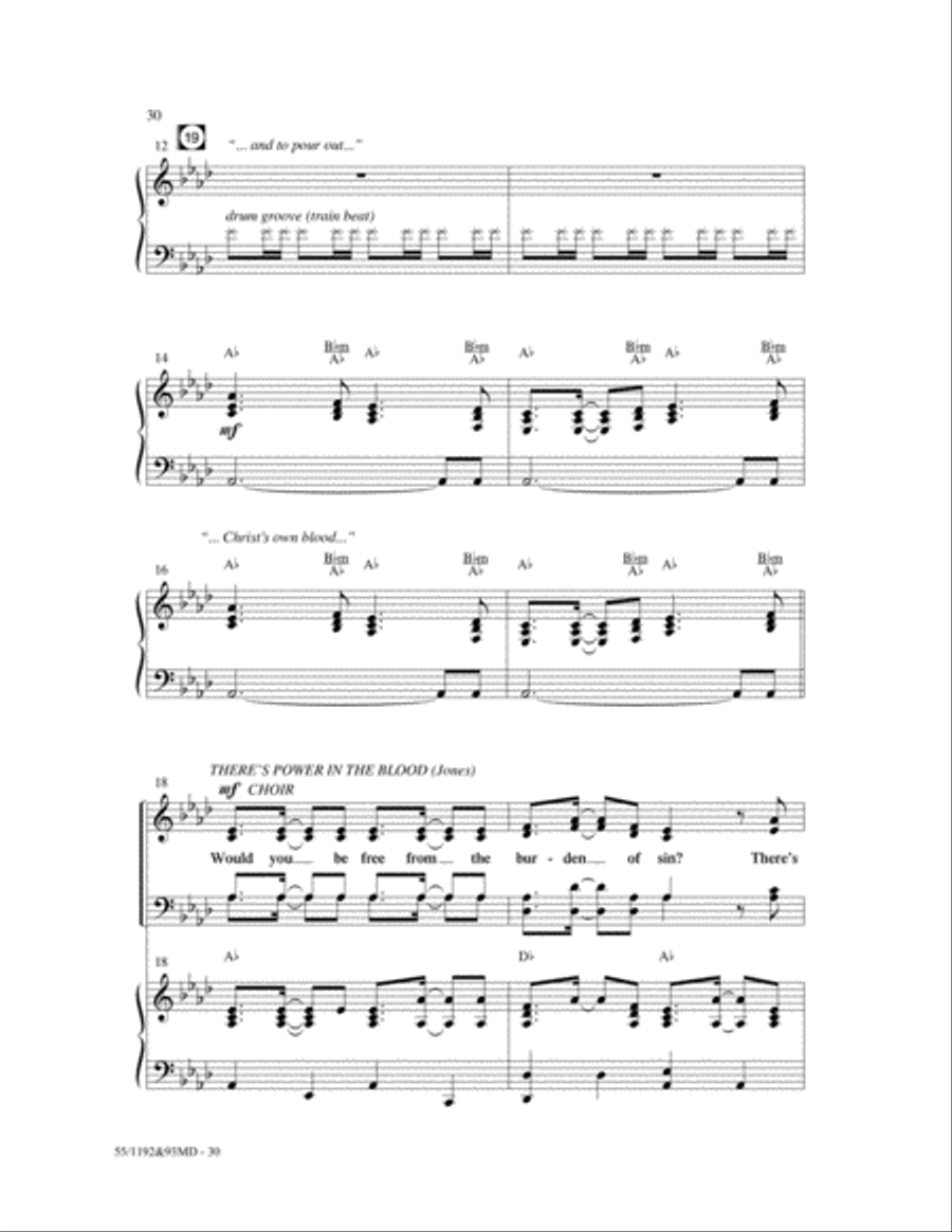 The Lamb 4-Part scores gallery preview page 19