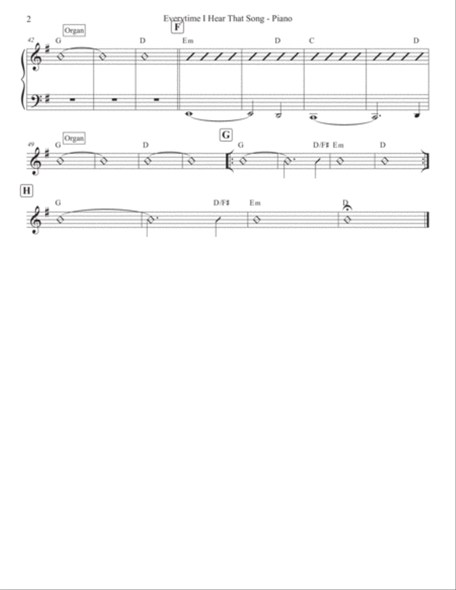 Every Time I Hear That Song Small Ensemble scores gallery preview page 3