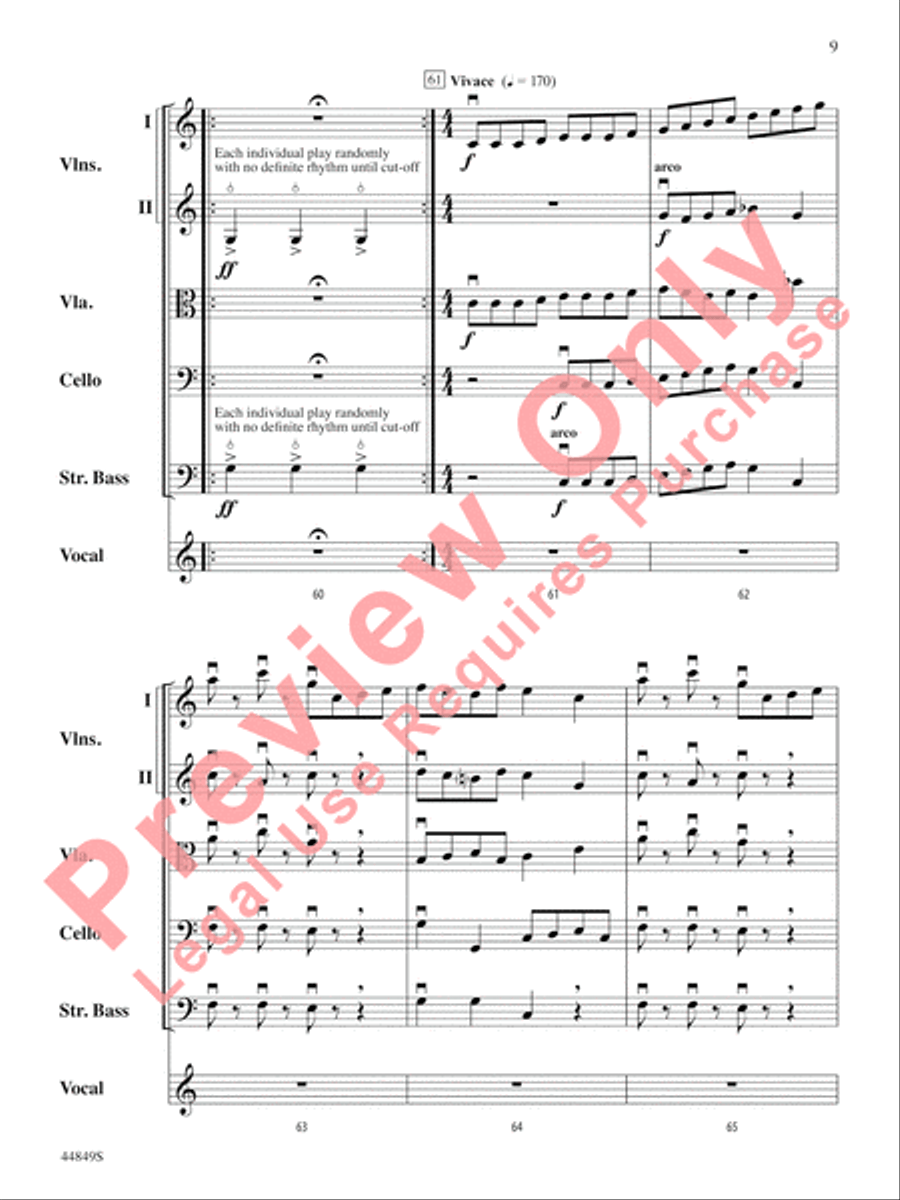The Sound of a Sound String Orchestra scores gallery preview page 10