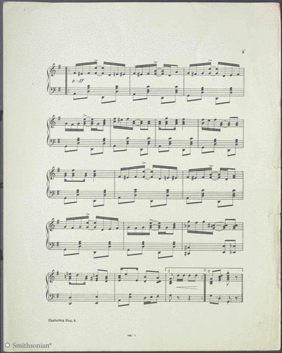 Chatterbox Rag Piano Solo scores gallery preview page 3
