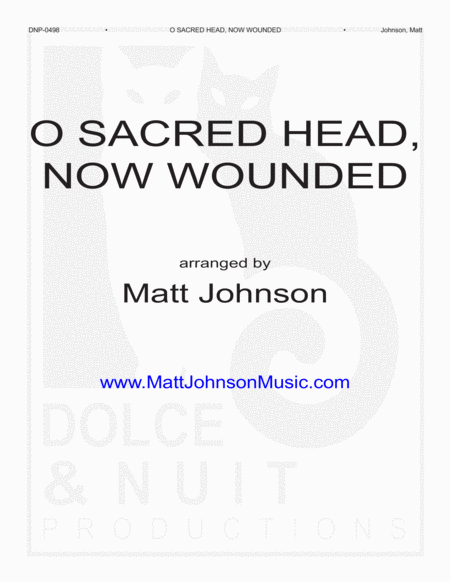O Sacred Head Now Wounded - (solo instrumentalist with ensemble backup) image number null