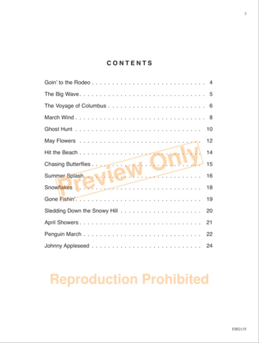 Year 'Round Fun, Book 2 (NFMC) Easy Piano scores gallery preview page 3