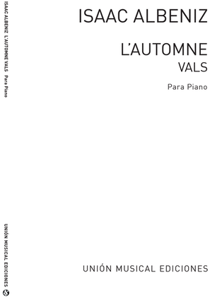 L'Automne Vals Op.170 Piano