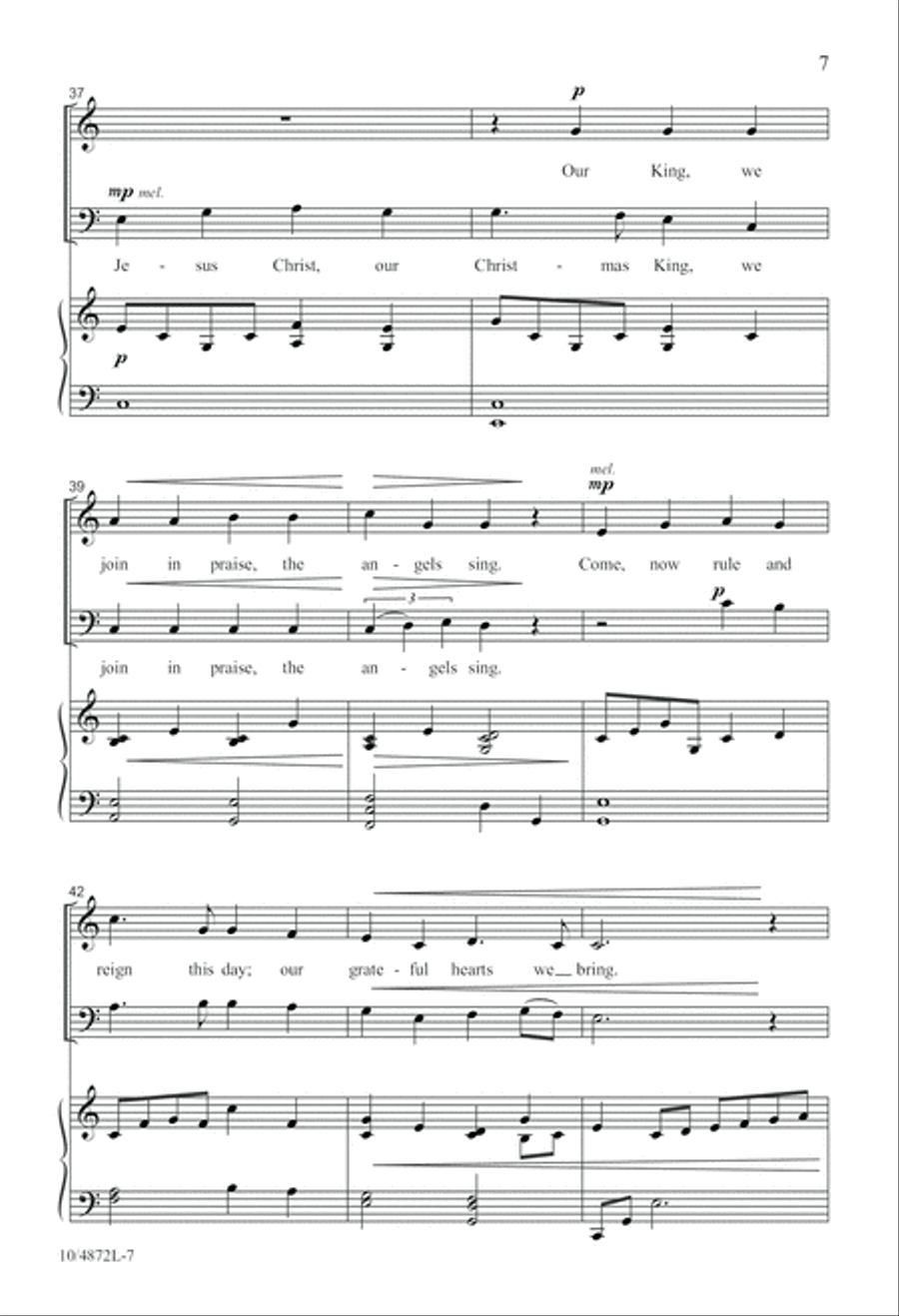 The Christmas Lamb 4-Part scores gallery preview page 7