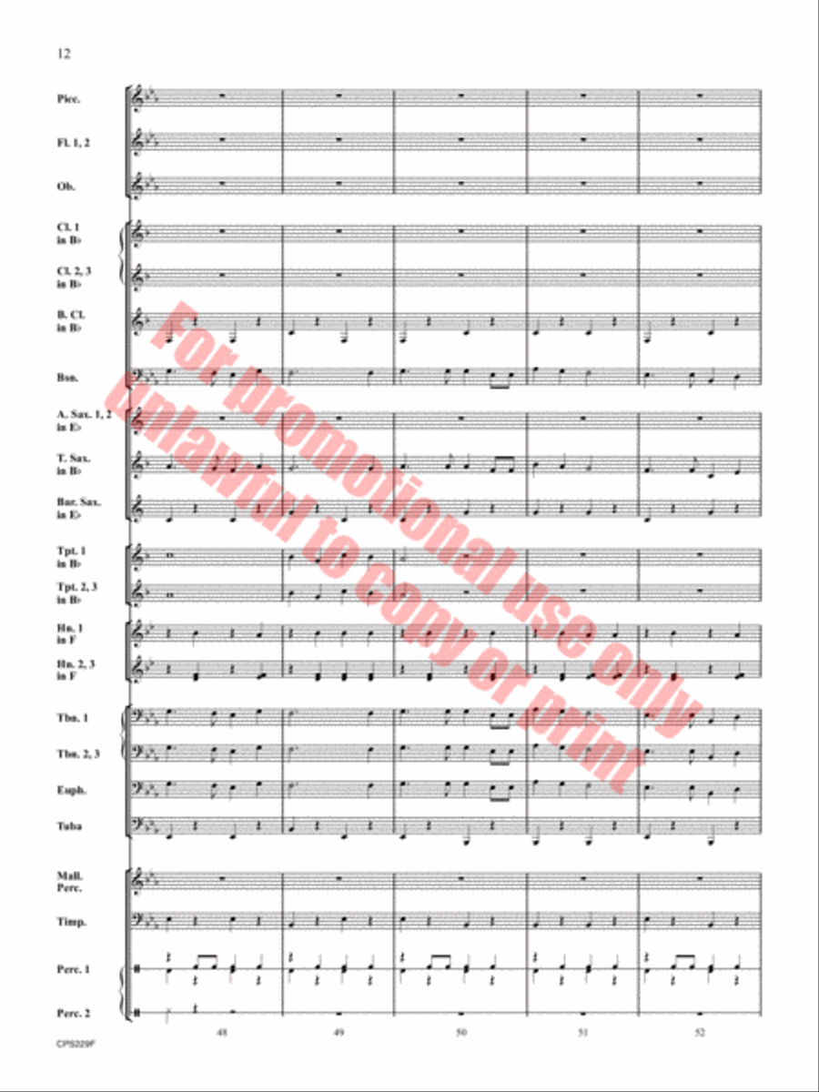 An Arizona Celebration An Arizona Celebration Concert Band scores gallery preview page 13