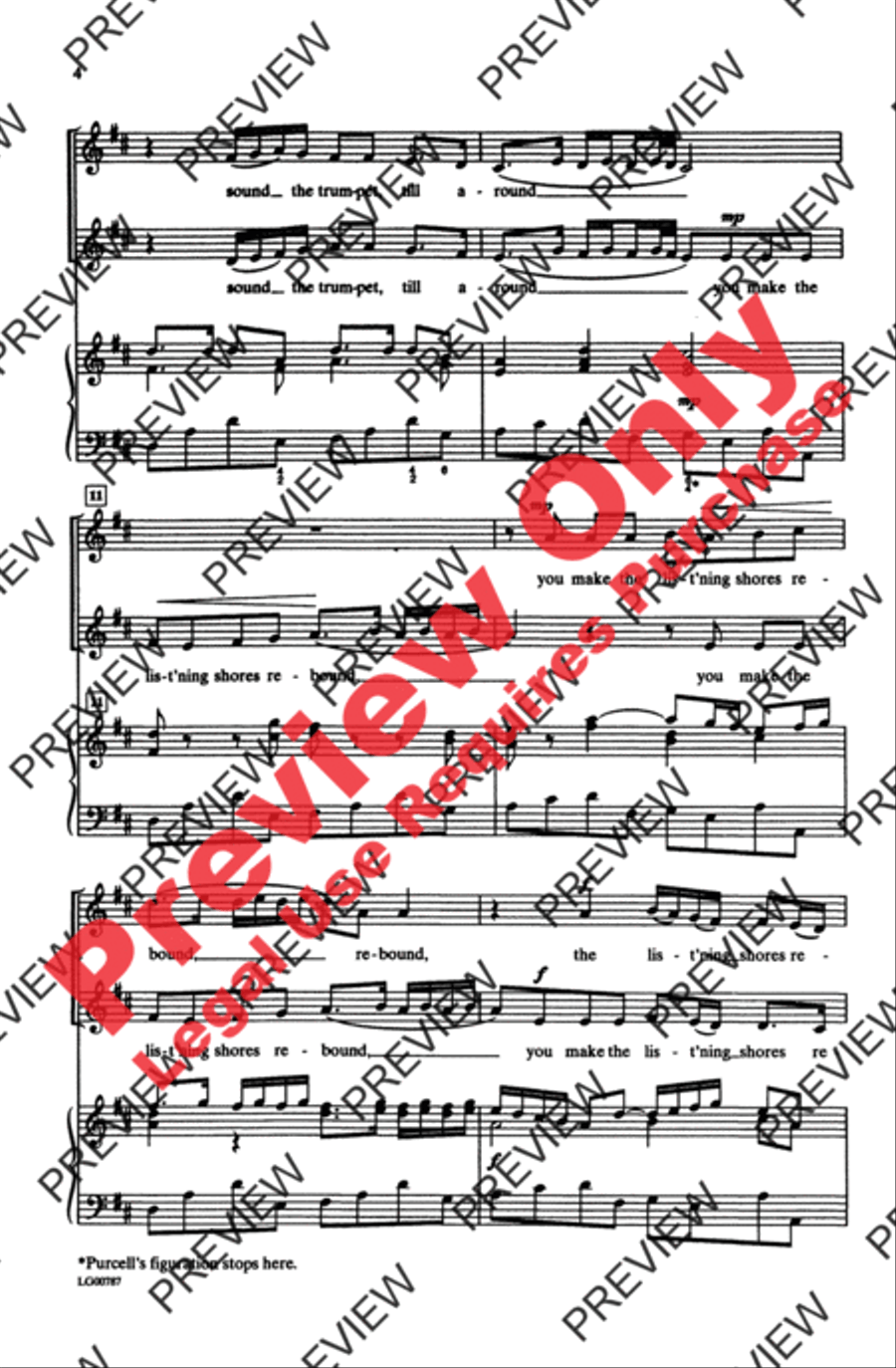 Sound the Trumpet 2-Part scores gallery preview page 4