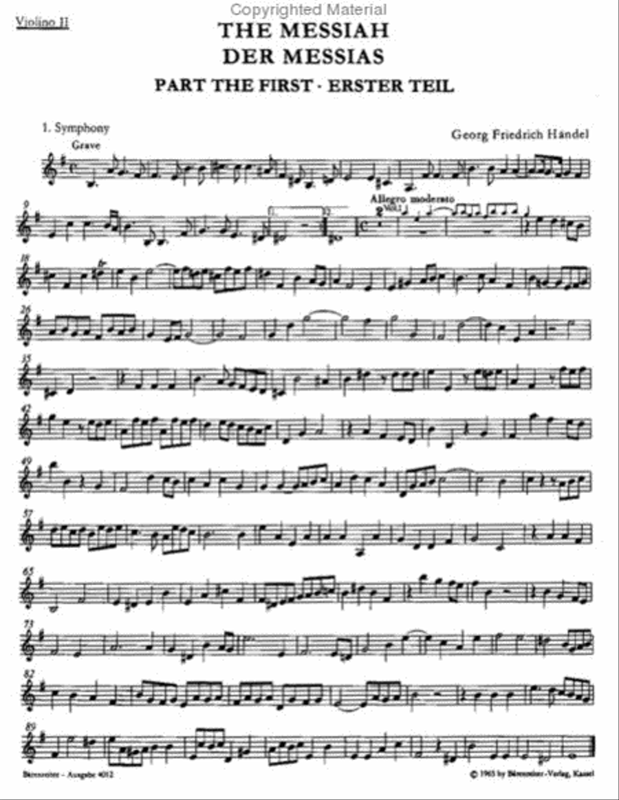 Der Messias HWV 56