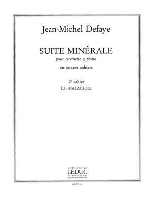 Book cover for Suite Minerale Vol.2 (clarinet & Piano)
