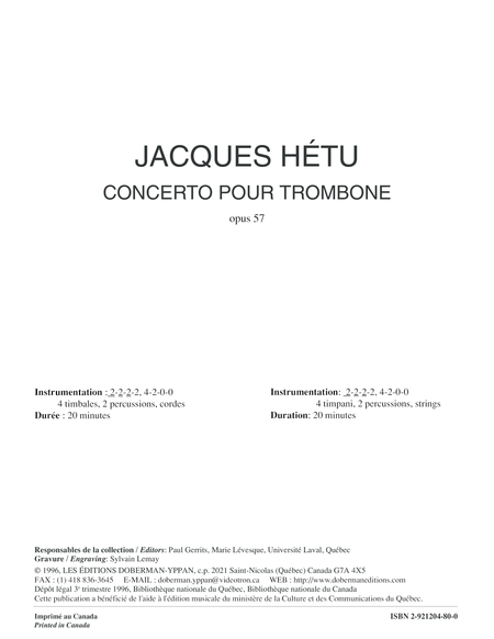 Concerto for trombone op. 57 (pno red)