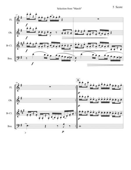 Elgar - March from "The Wand of Youth" for flexible woodwind quartet