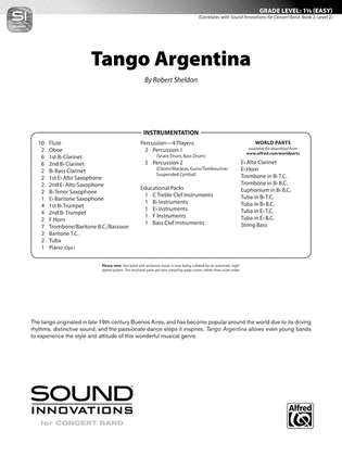 Tango Argentina: Score