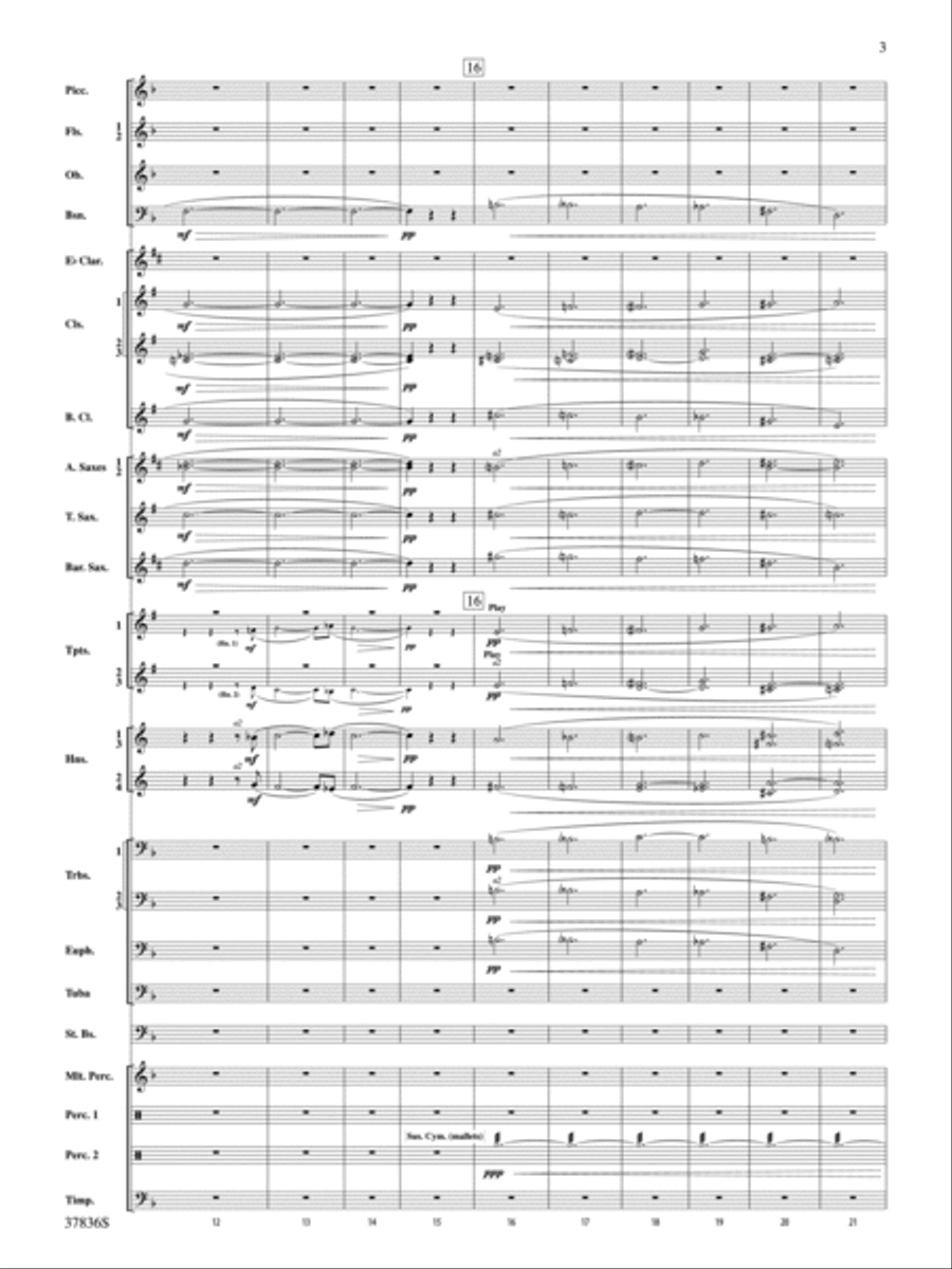 Smoke and Mirrors: Score Concert Band scores gallery preview page 3