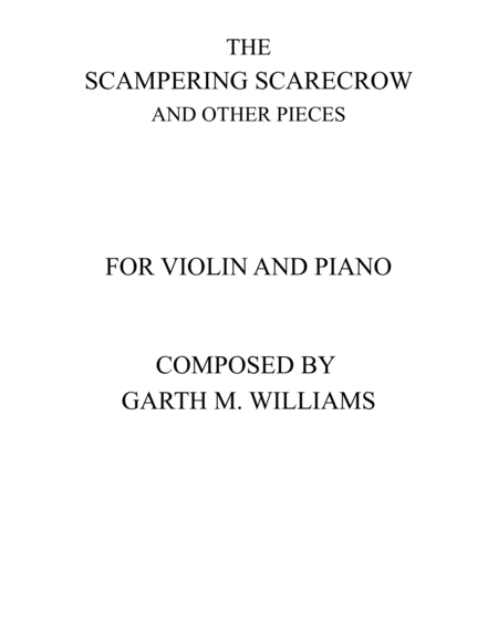 THE SCAMPERING SCARECROW VIOLIN BOOK image number null