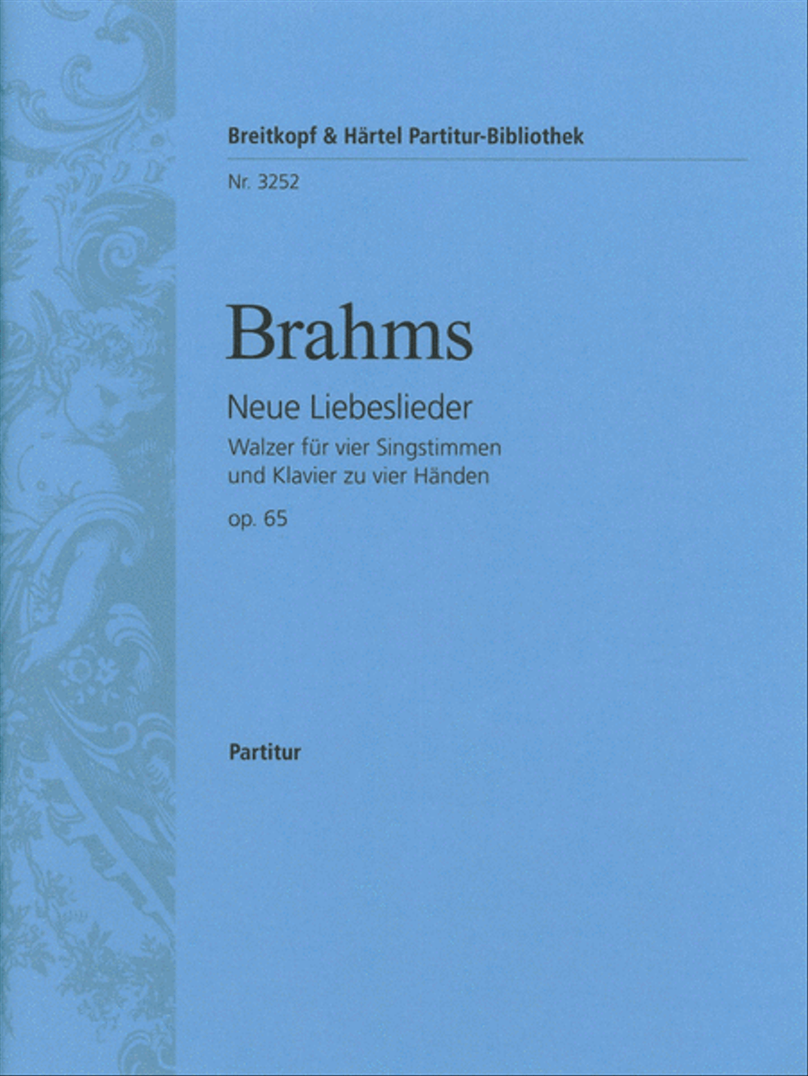 New Love Songs Op. 65 4-Part scores gallery preview page 1
