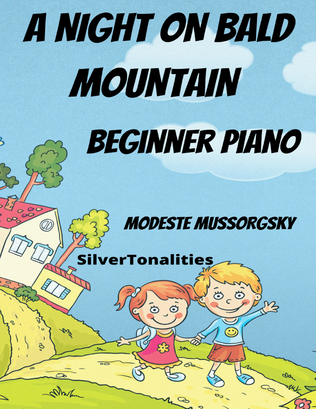 Book cover for A Night on Bald Mountain Beginner Piano Standard Notation Sheet Music