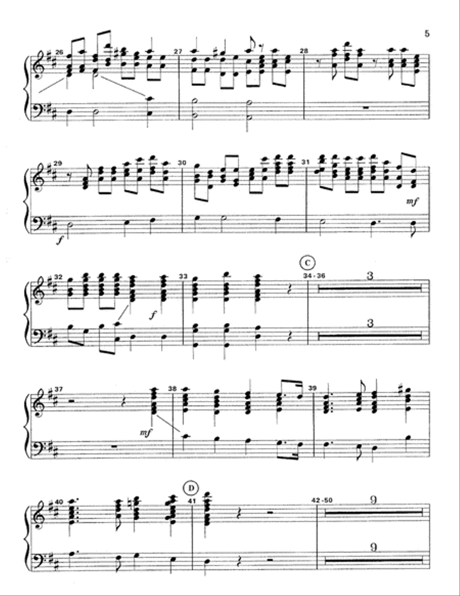 Hallelujah Chorus Handbell Choir scores gallery preview page 5