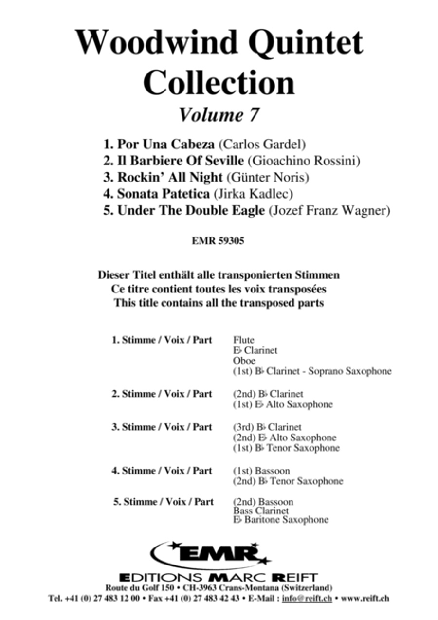 Woodwind Quintet Collection Volume 7 Woodwind Quintet scores gallery preview page 2