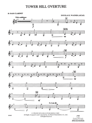 Tower Hill Overture: B-flat Bass Clarinet