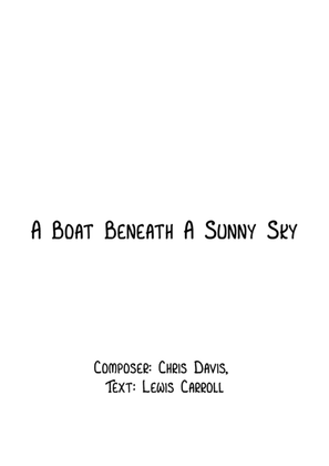 A Boat Beneath A Sunny Sky (Lewis Carroll)